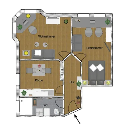 Kaiser Am 1 דירה *